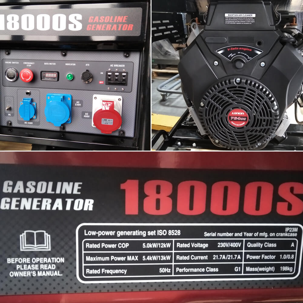 Технические характеристики - Генератор Loncin LC18000S