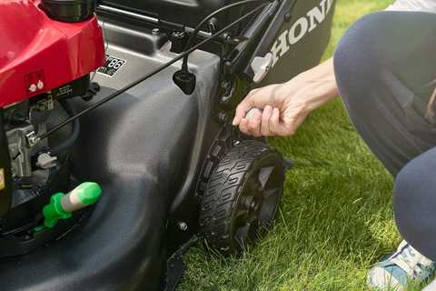 регулировка высоты коса травы Honda HRN 536 C VKEA