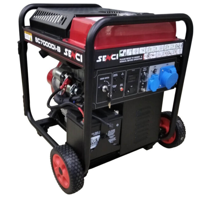 Генератор Senci SC7000Di-B (7-7,5 кВт) дизельний інверторний