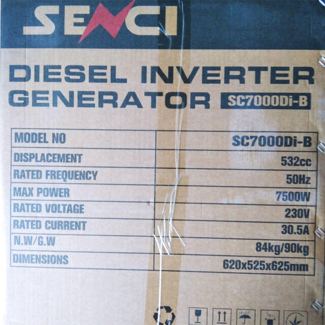 характеристики генератора Senci SC7000Di-B
