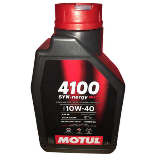 Мастило моторне MOTUL 4100 SYN-NERGY SPEC 10W-40 (1л, оригінал)