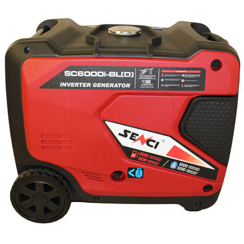 інверторний генератор Senci SC6000i-BL(D) (Газ/Бензин, 5.2-5.5 кВт / 5.5–6 кВт)